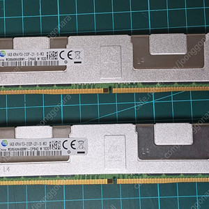 삼성 ddr4 64gb 2개 128GB 서버램 LRDIMM M386A8K40BM1 택포 15만