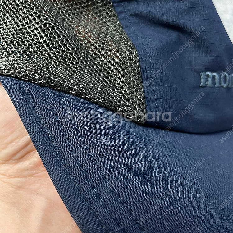 몽벨 자수로고 메쉬 모자 네이비 볼캡 가볍고 얇은 러닝...--5