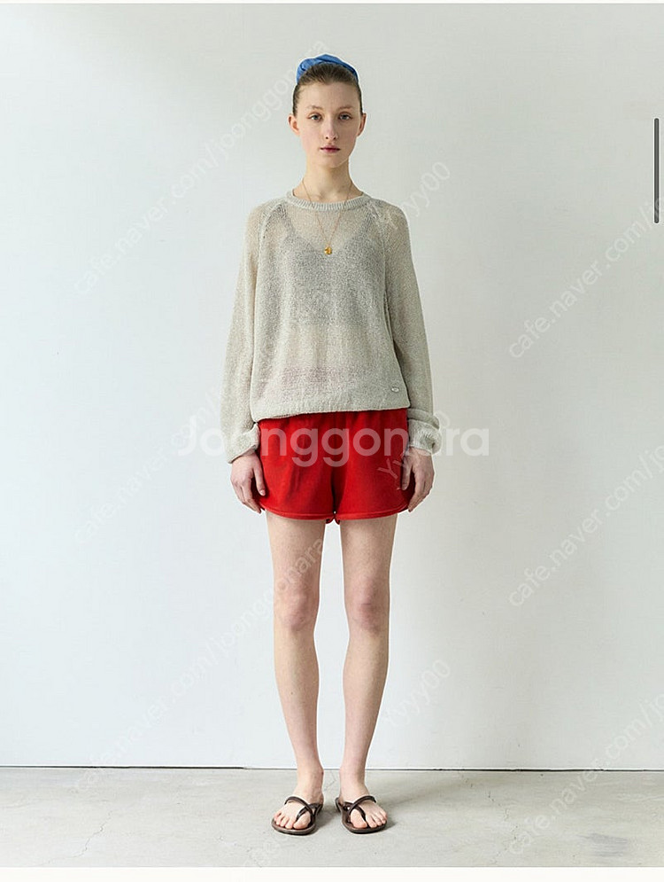 시엔느Mallorca Knit_Silver 니트티--1