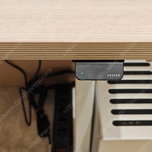 데스커 모션데스크 스마트 1200x600mm, 라이트오크 색상