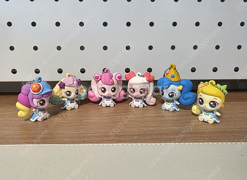 이디야 새콤달콤 캐치티니핑 마그네틱 피규어 6종 일괄--0