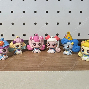 이디야 새콤달콤 캐치티니핑 마그네틱 피규어 6종 일괄