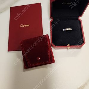 18k 까르띠에 해피버스데이링 반지 57호