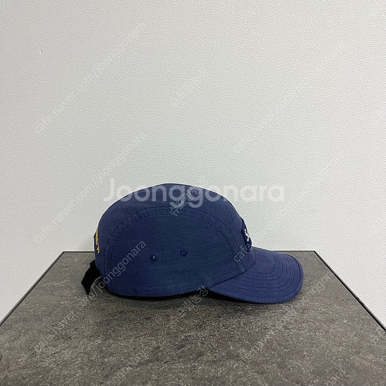 슈프림 20FW 밀리터리 워시드 네이비 박스로고 캠프캡...--2