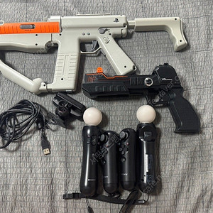 ps3 플스3 무브 카메라 건콘 샤프슈터 네비 컨트롤러 무브봉 일괄 판매