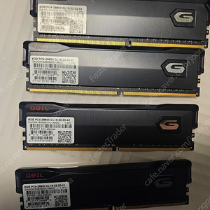 GEIL DDR4 8gb x4 32gb 판매합니다 CL18 3600