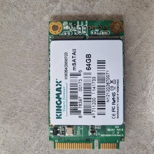 KINGMAX 64GB mSATA SSD + msata to sata
