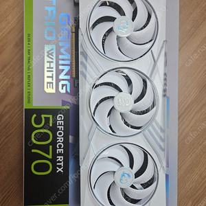 그래픽카드 msi 5070 트리오 화이트 모델 택포금액
