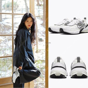 나이키 235 v2k 화이트 신예은 운동화 런닝화 러닝화 정품 새상품 풀박스