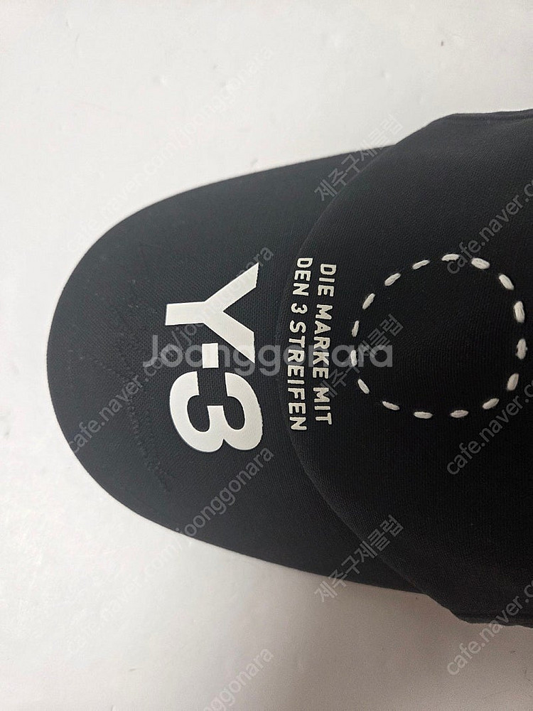 아디다스X요지야마모토 Y3 로고 스트릿 볼캡 블랙(F)--3