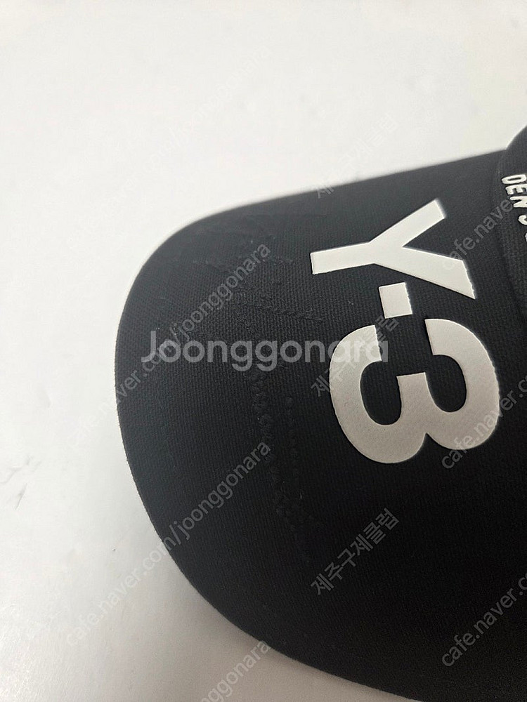 아디다스X요지야마모토 Y3 로고 스트릿 볼캡 블랙(F)--4