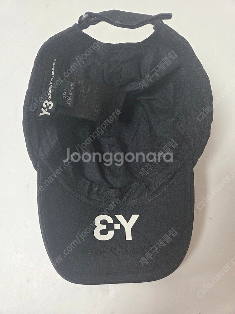아디다스X요지야마모토 Y3 로고 스트릿 볼캡 블랙(F)--5