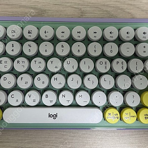 로지텍 Pop Keys 블루투스 기계식 키보드 + 마우스 셋트 판매