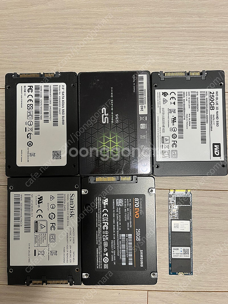 2.5” Sata3 SSD 250G--0