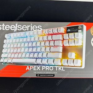 스틸시리즈apex pro tkl gen3 화이트