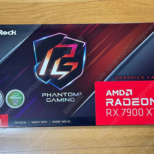 미개봉 새제품 ASRock 라데온 RX 7900 XTX Phantom Gaming OC 24GB 대원씨티에스 그래픽카드