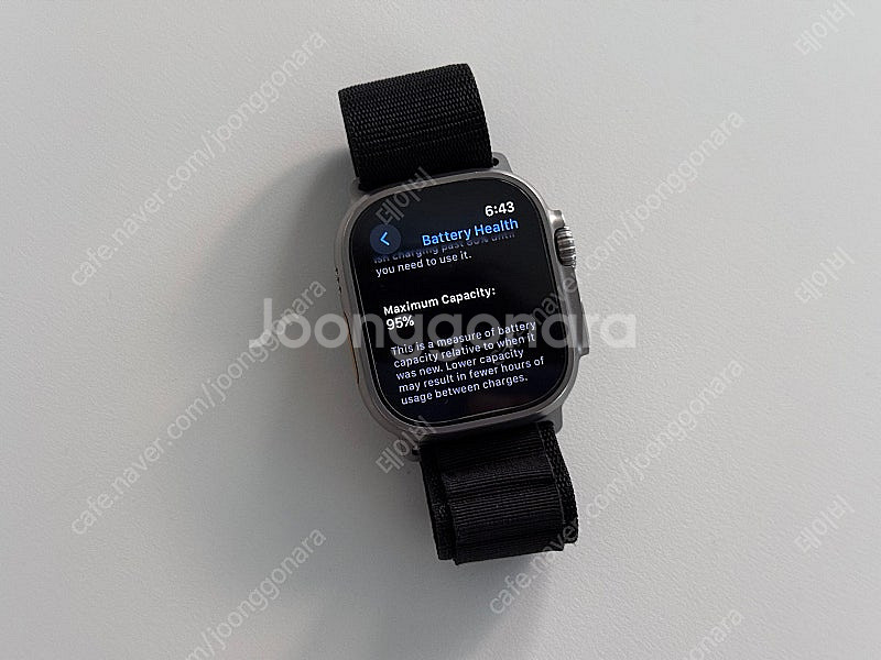 애플워치 울트라2 49mm 티타늄 S급 애케플 풀박 +...--2