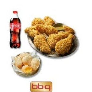 BBQ 황금올리브치킨 +황금알치즈볼+콜라