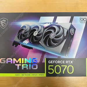 MSI 지포스 RTX 5070 게이밍 트리오 OC D7 12GB 트라이프로져4 (미개봉 새제품)