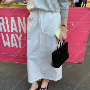 미뉴에트 밴딩스커트 뒷트임 H라인 롱스커트 망고매니플리즈 그레이룸 모멧 노티아 보웬 룩케스트