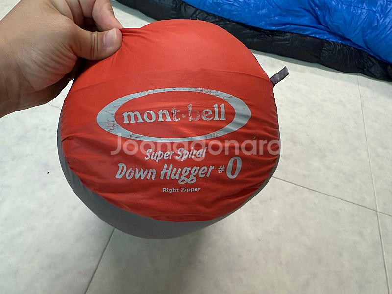 몽벨 침낭 슈퍼스파이럴 다운허거 #0 판매합니다.--1