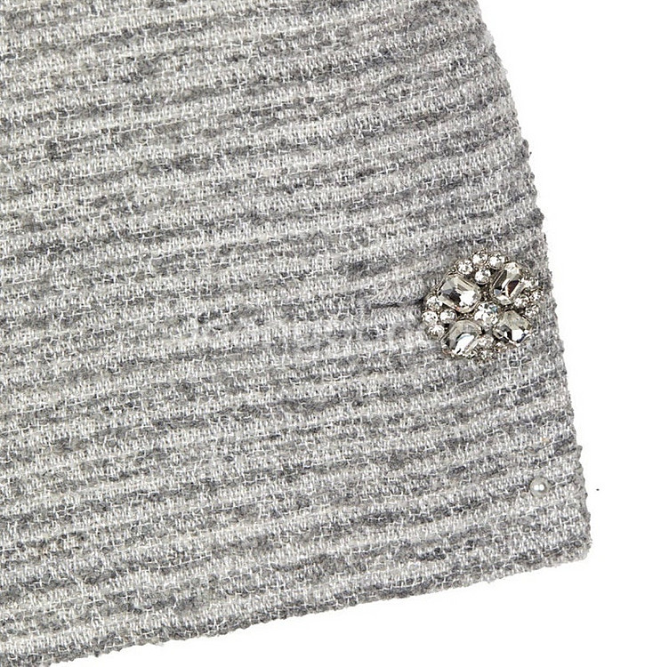 웨어웨더 몬테 트위드 자켓 실버그레이 7부 새상품--0