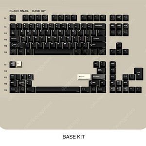 GMK Black Snail Base kit 상팽이 미개봉