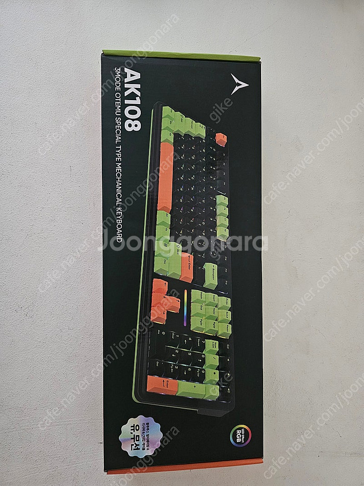 앱코 AK108 거북이등껍질 축 기계식 키보드--1