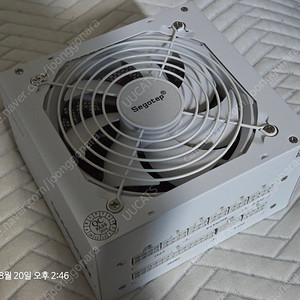 세고텝 GM850W 80PLUS GOLD 풀모듈러 ATX 3.1 pcle5.1 화이트 850W 컴퓨터 파워서플라이 파워