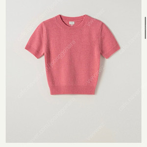 sie 시에 에이미 에센셜 니트 기본기장 핑크