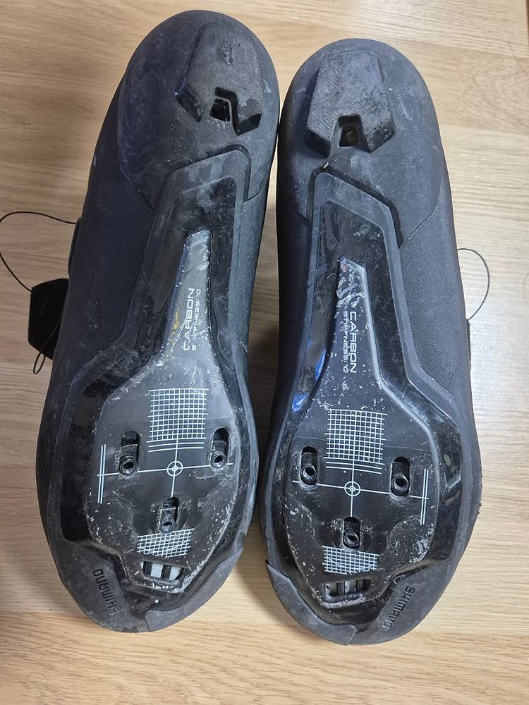 시마노 로드 클릿슈즈 RC703 41.5E(와이드) 블랙 판매합니다--5