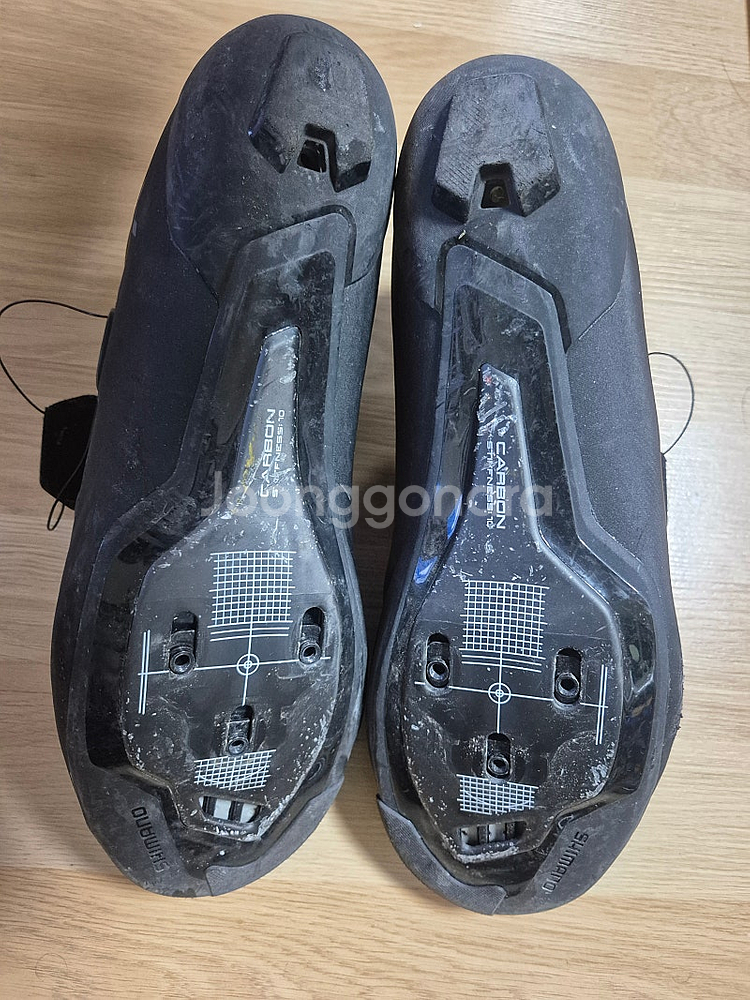 시마노 로드 클릿슈즈 RC703 41.5E(와이드) 블랙 판매합니다--5