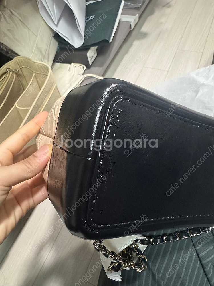 샤넬 가브리엘백팩 베이지 새상품--1