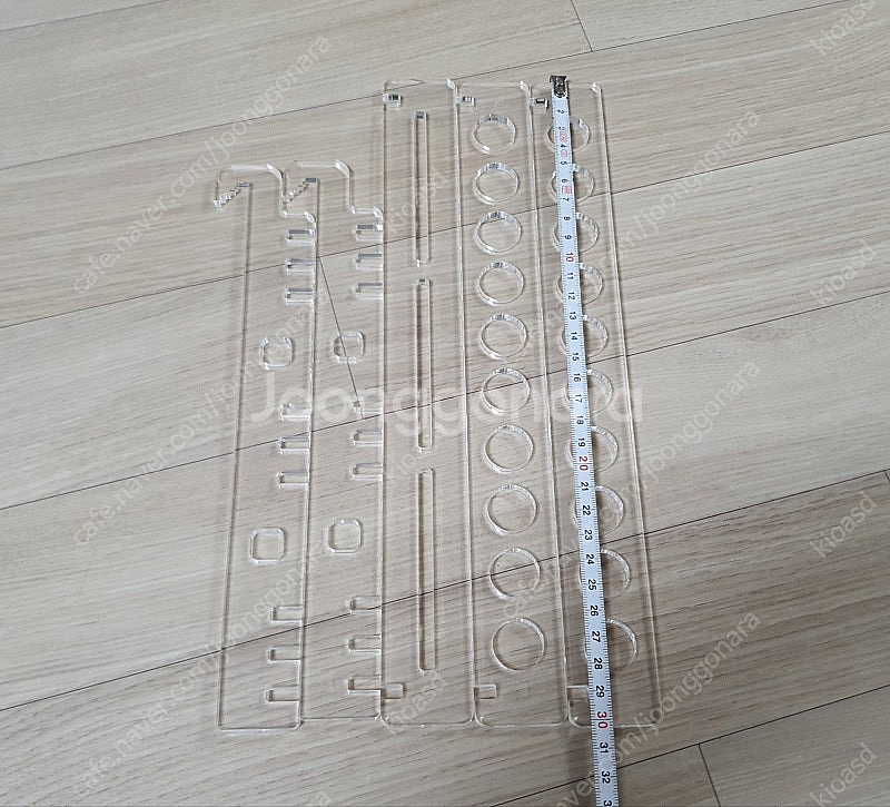 아크릴 개운죽 거치대+수경재배포트 팝니다.--1