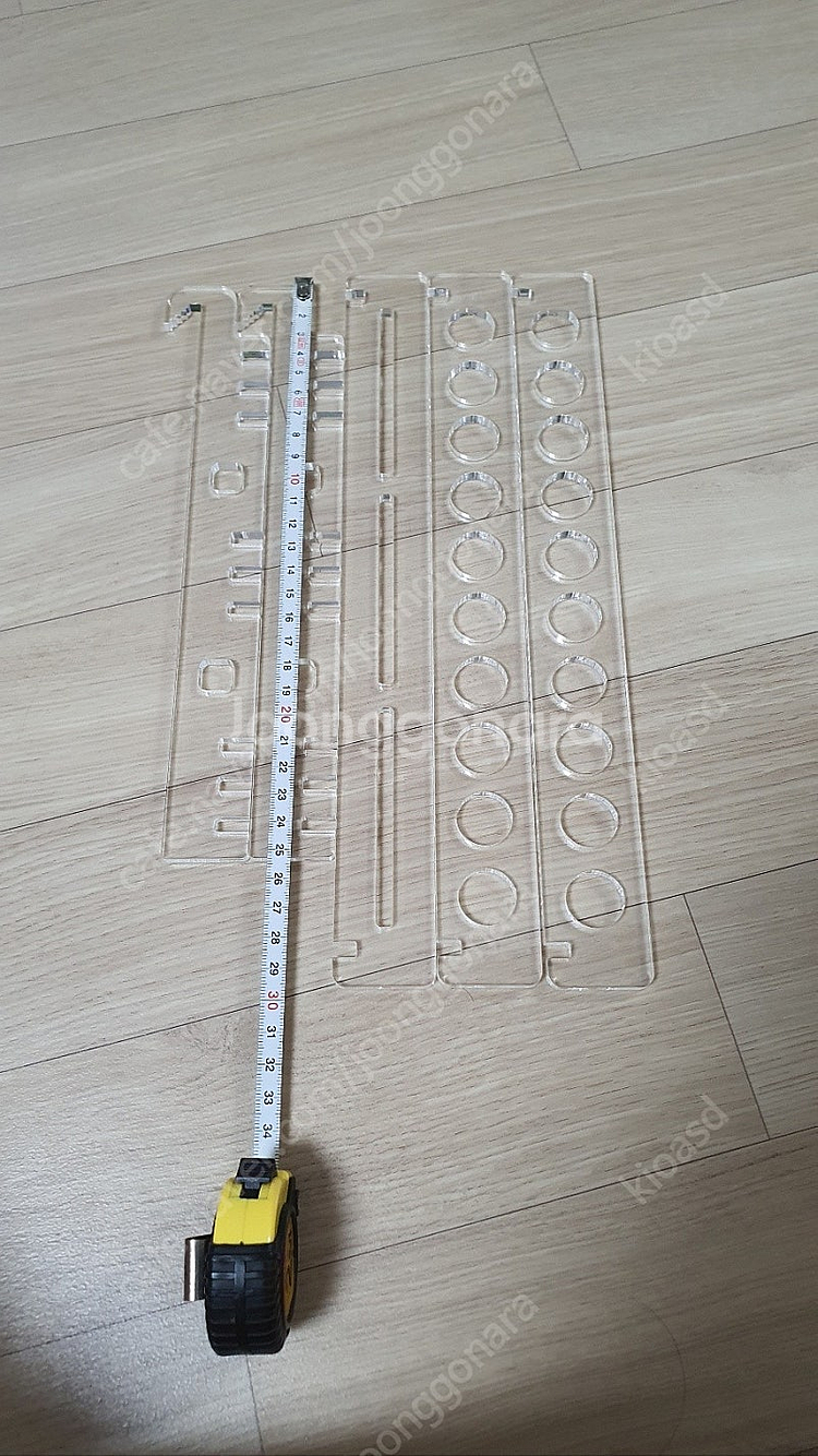 아크릴 개운죽 거치대+수경재배포트 팝니다.--2