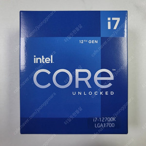 인텔 코어 i7-12700K (엘더레이크) CPU