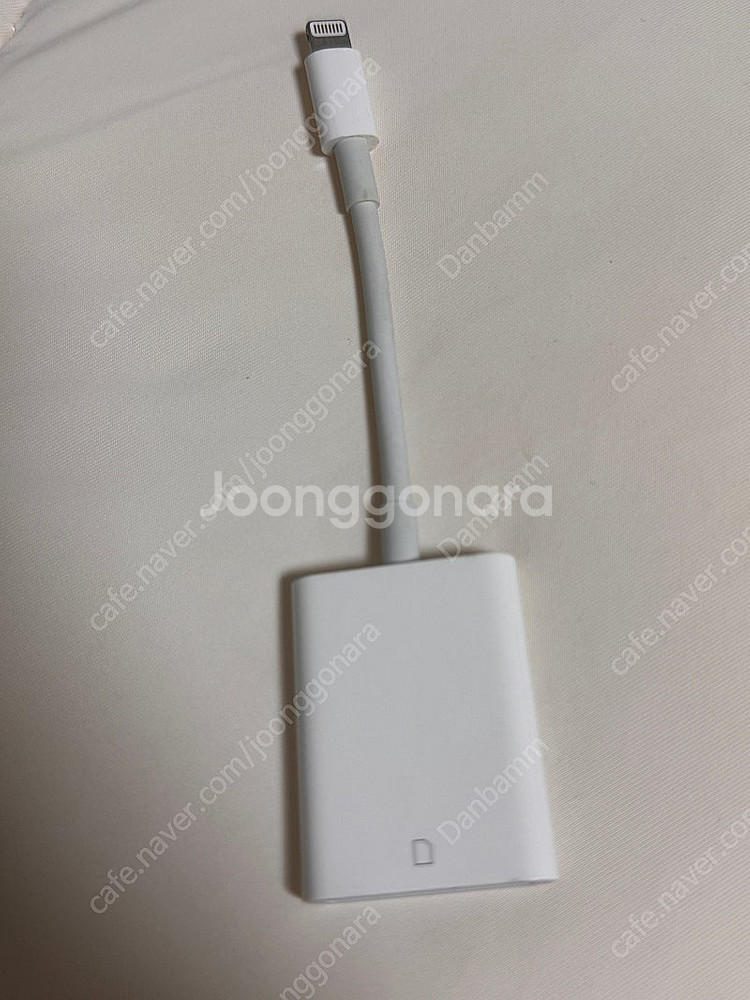 애플 정품 8핀 sd카드리더기--0