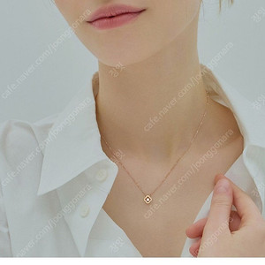 할인) [새상품] 제이에스티나 탄생석(4월) 목걸이 (반값택배비 포함)