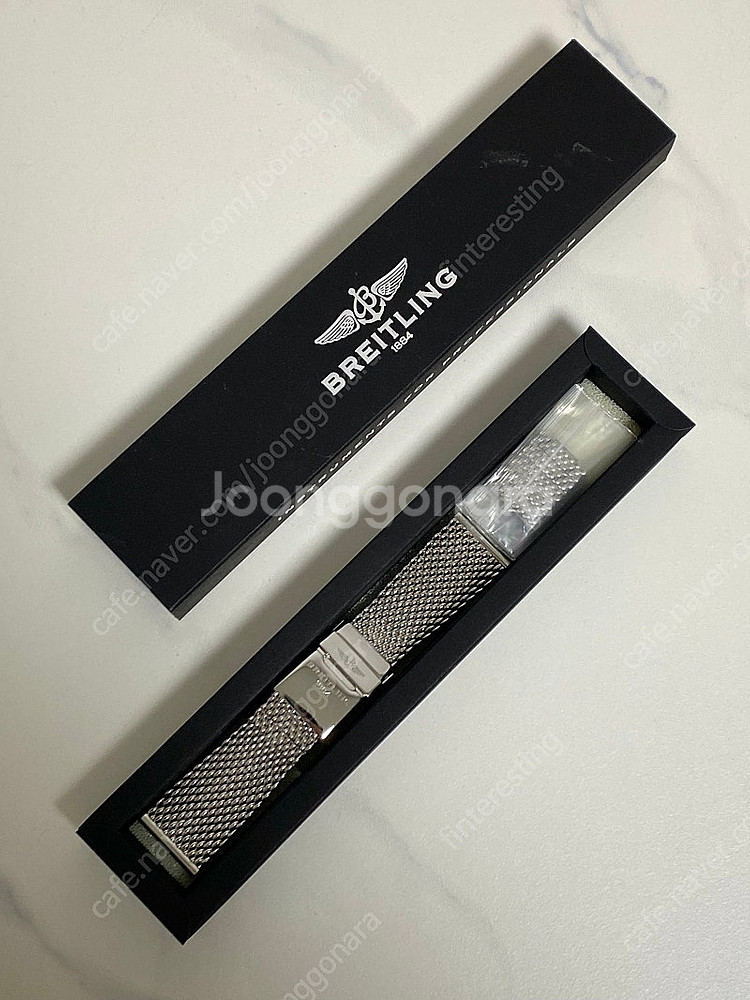 브라이틀링 슈퍼오션 헤리티지(슈오헤) 정품 메쉬 브레이...--0