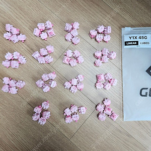 키보드 스위치 y1x 45g 75개, wob축 79개 일괄