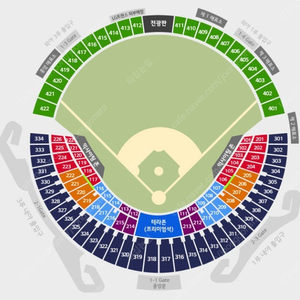 8/20 수요일 잠실 LG vs 롯데 3루 외야석 통로 2연석