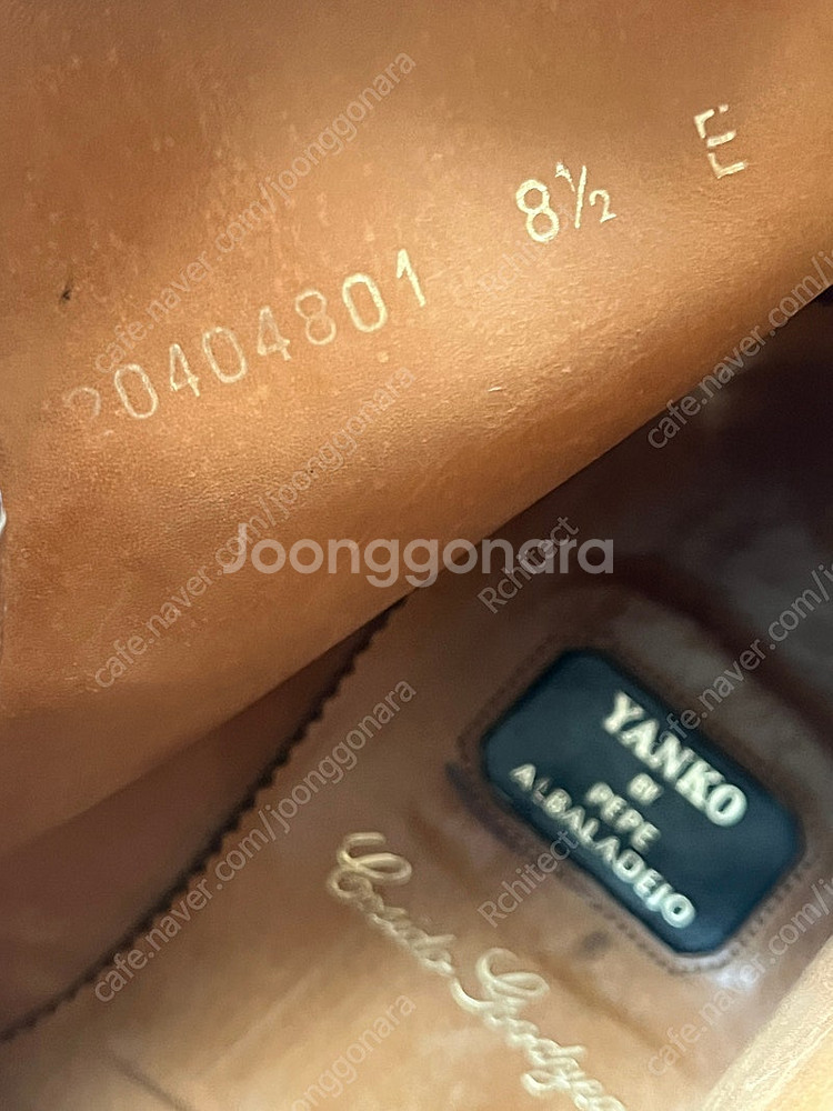 Yanko 얀코 싱글몽크 처카부츠 (8.5)--7
