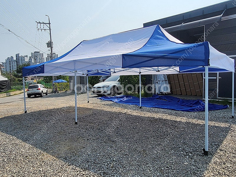 미개봉] 3 × 6 천막 자바라천막 행사용천막 캐노피천막 접이식천막--0