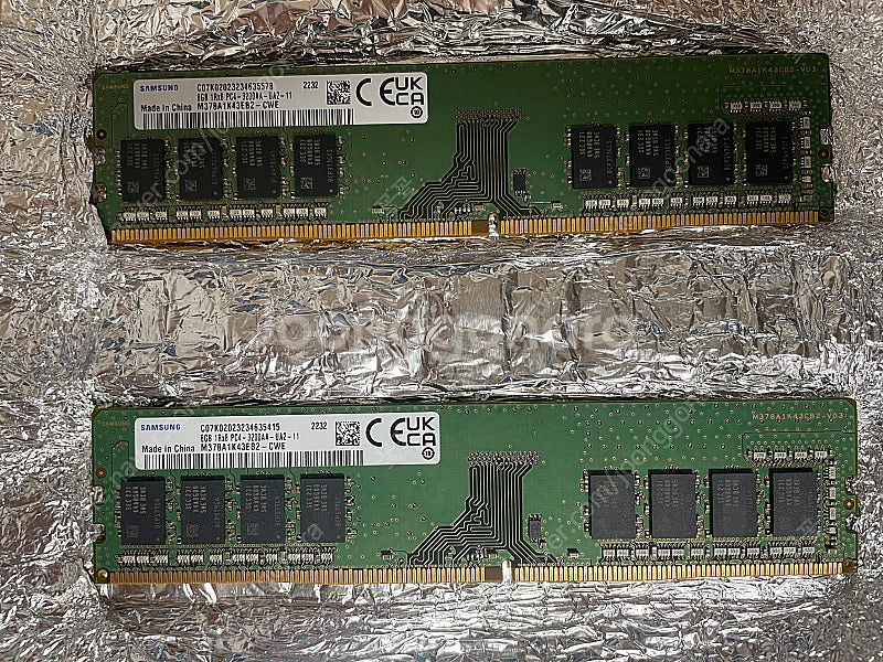 삼성 램 DDR4 3200 8GB 2개 일괄--0
