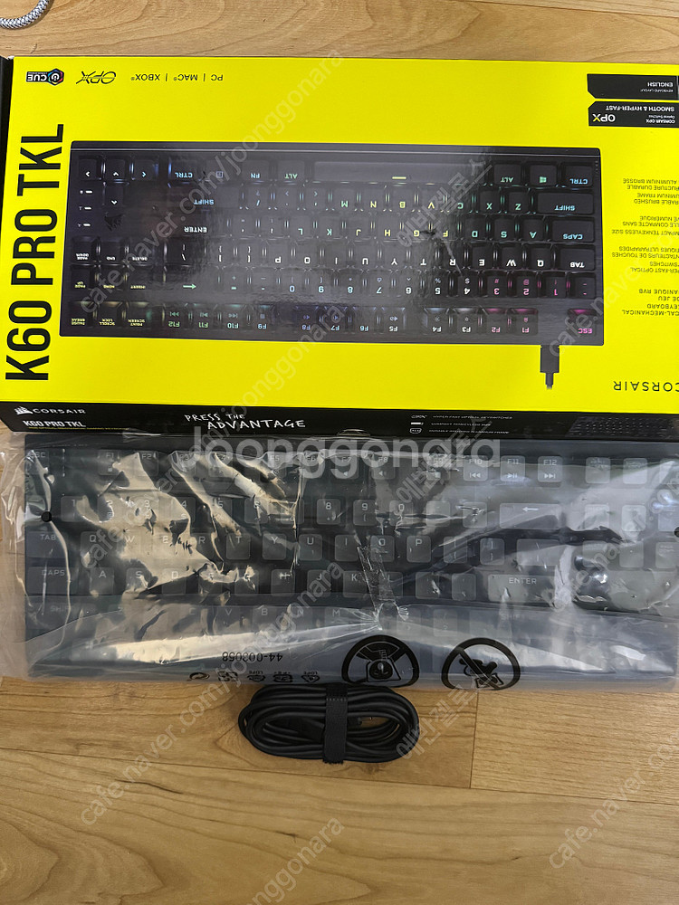 커세어 K60 PRO TKL RGB OPX 블랙 키보드...--2