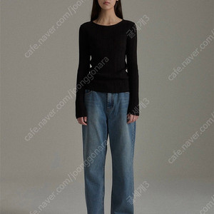 망고매니플리즈 LIEN BOAT NECK KNIT