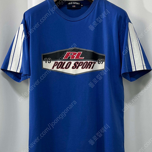 90s 폴로 스포츠 RL 레이싱 러버나염 반팔티