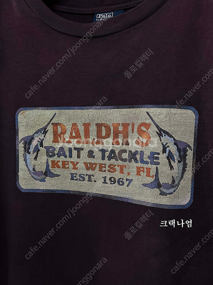 90s 폴로 랄프로렌 KEY WEST 스워드피쉬 페이드...--3