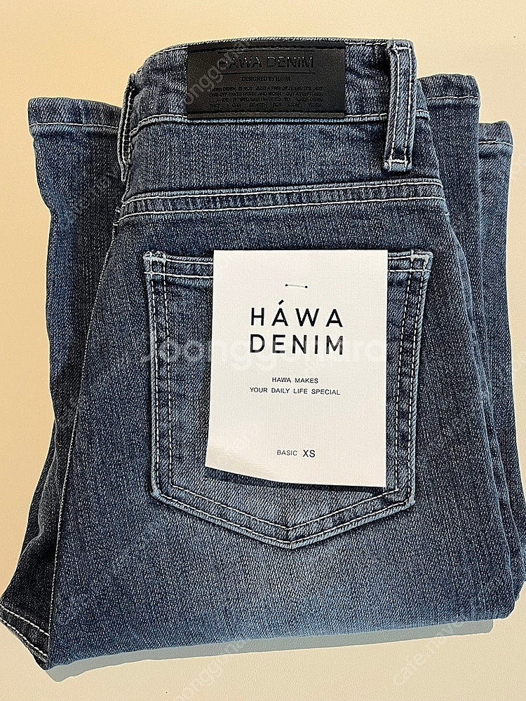 새상품) 하와 Hawa 아말피 올 브러쉬 부츠컷 데님 (청바지)--7