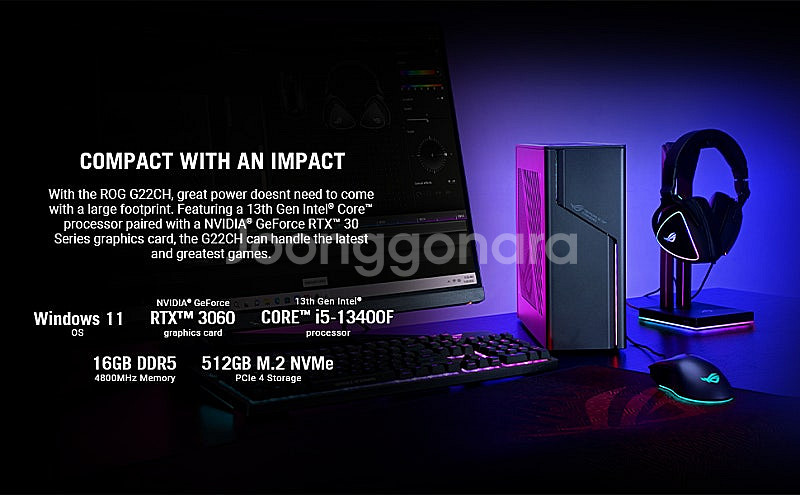asus rog G22CH SFF 데스크탑 4070 +...--2